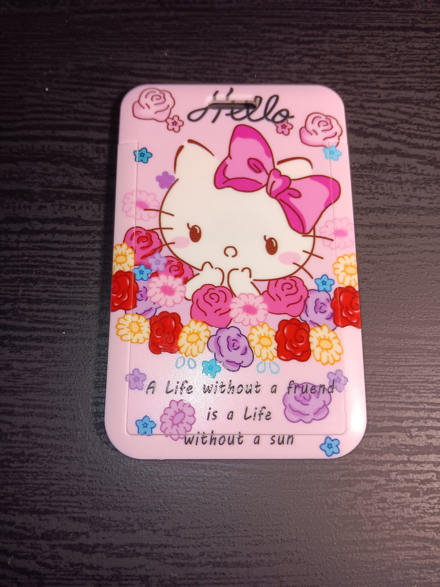 Hello Kitty Lanyards ID Holders(flowers)