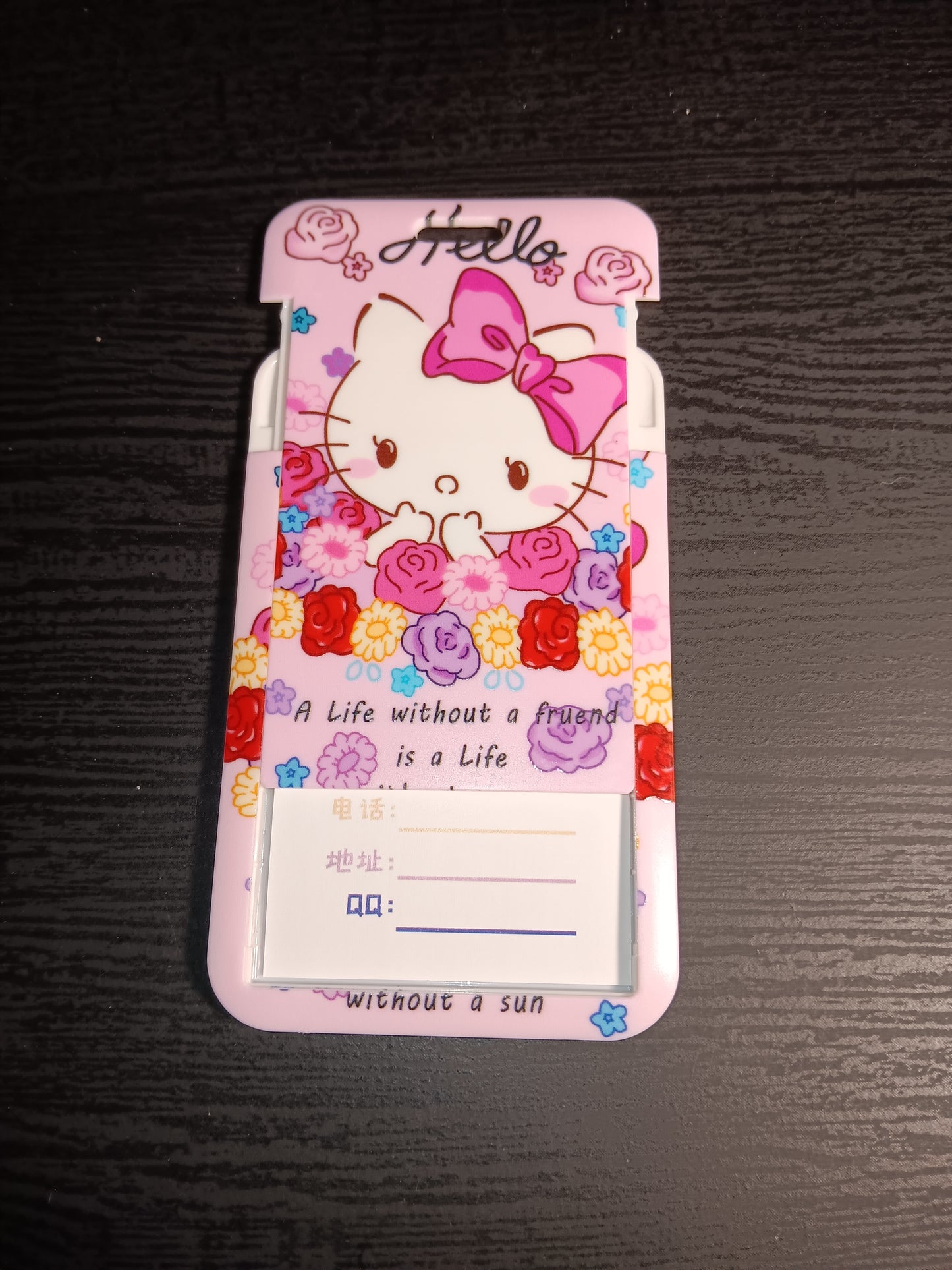 Hello Kitty Lanyards ID Holders(flowers)