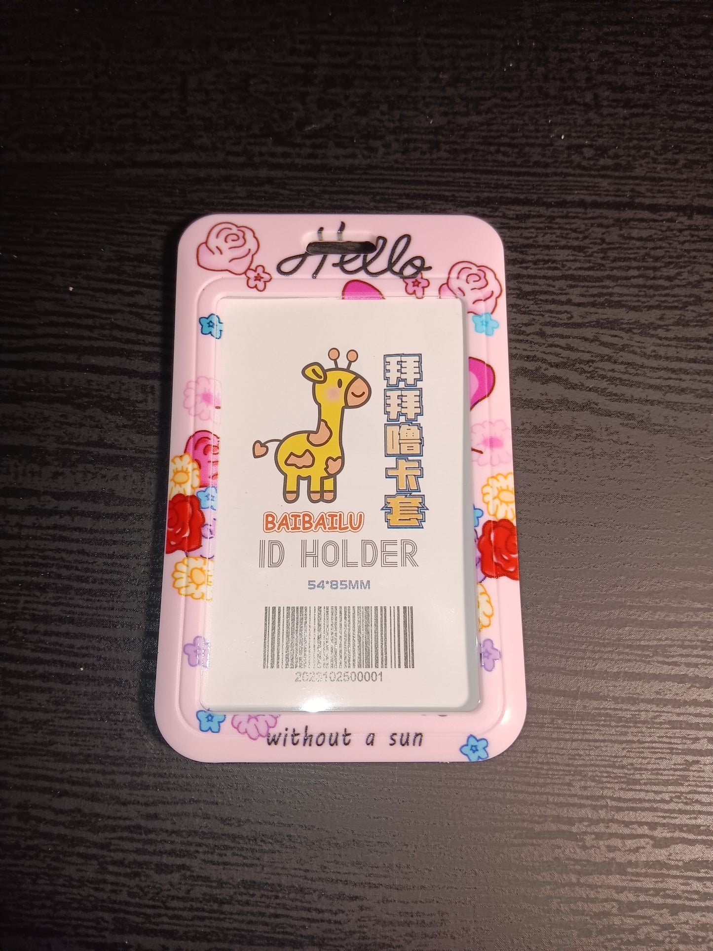 Hello Kitty Lanyards ID Holders(flowers)